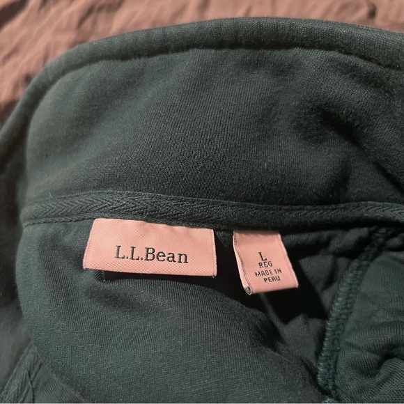 LLBean Quilted Sweatshirt 1/4 Zip Pullover Women's - Picture 6 of 7